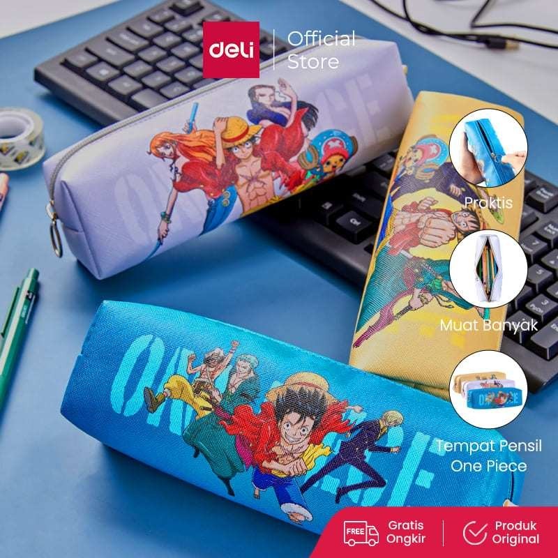 

Deli One Piece School Pencil Case / Tempat Pensil Karakter One Piece Lucu Kualitas Tinggi Muat Banyak EH913