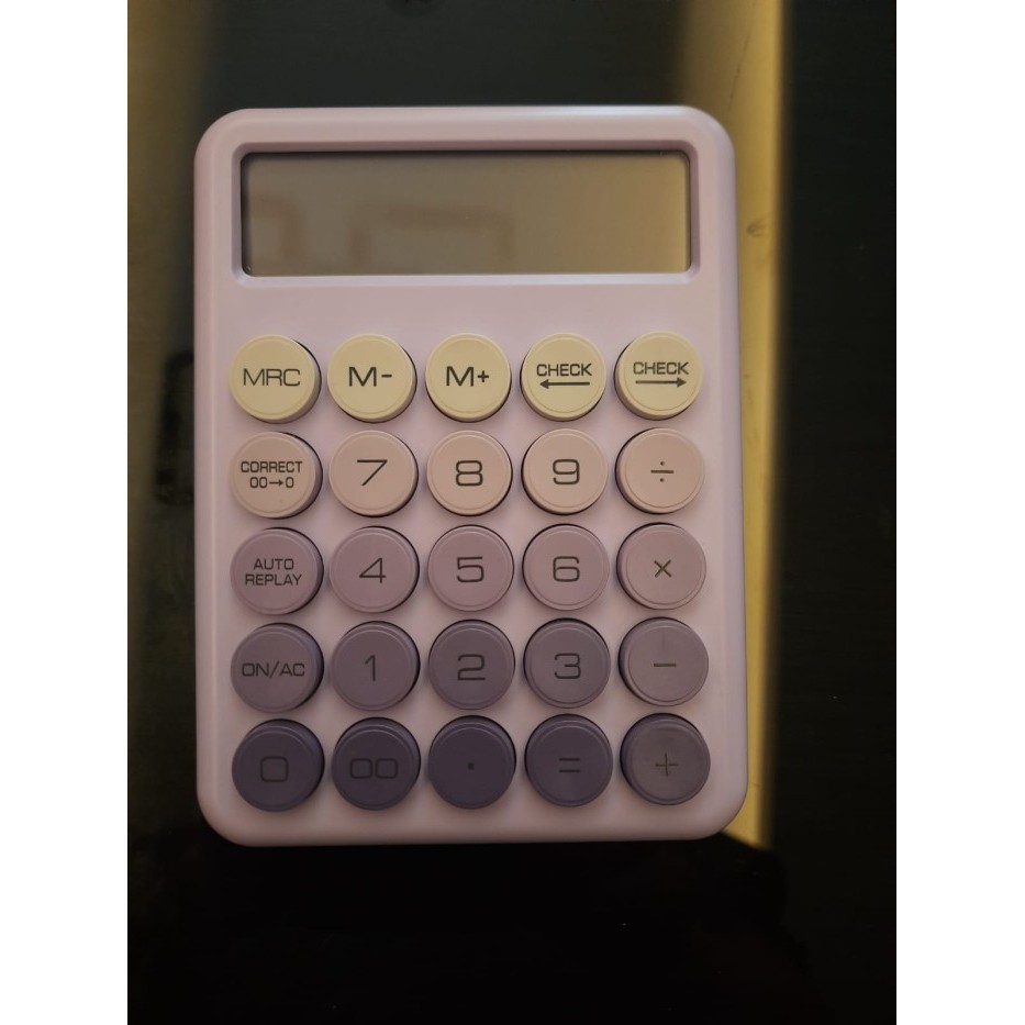 

Kalkulator Stylist CITIZEN CT-242 Calculator Pastel Color Fancy CT242 - PURPLE