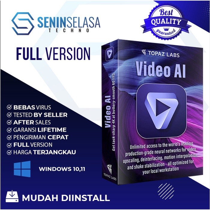 Software Peningkatan Video: Topaz Video AI 4 [WIN & MAC]