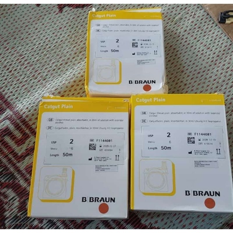 Benang Catgut Plain no.2 Bbraun