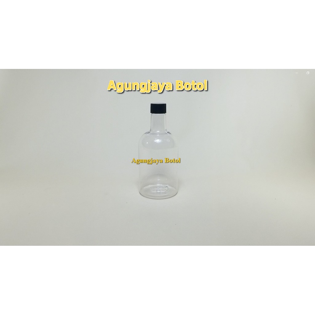 Botol 500 Ml Leher Tinggi Natural Tutup Ulir / Botol Plastik / Botol Madu / Botol Minuman / Botol 50