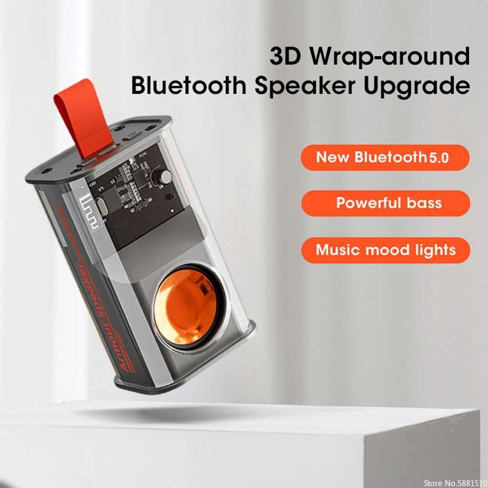 WINJOIN Speaker Portable Bluetooth 5.0 Subwoofer TWS Series 500mAh - K08 [ A6 Shop ]