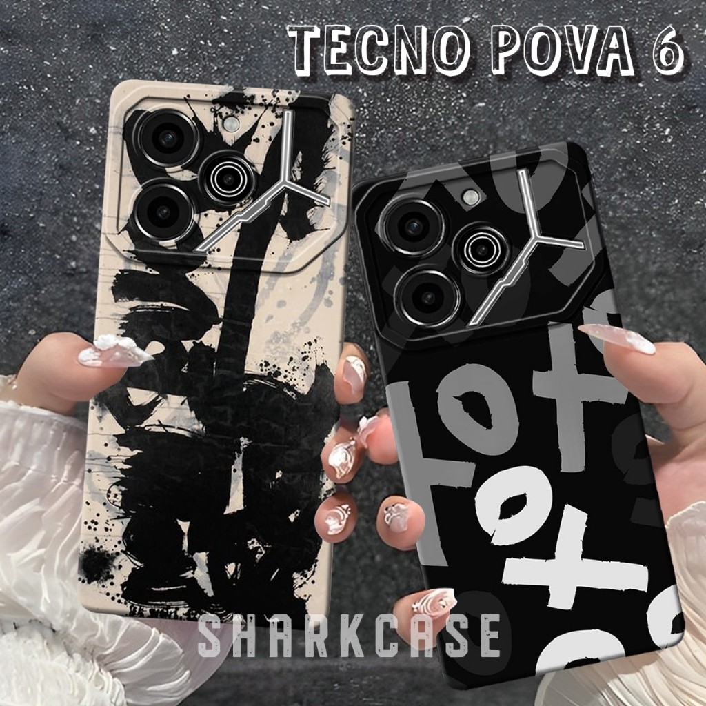 [SC] Case TECNO POVA 6 4G / POVA 6 5G / POVA 6 PRO 5G / POVA 5 / POVA 5 PRO Terbaru Motif Grafitty -