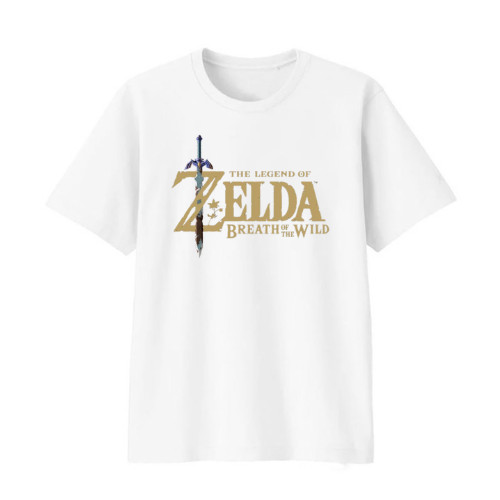 Kaos Atasan Pria Kaos Mobile legend Zelda Katun 24s Kaos Game - White tee