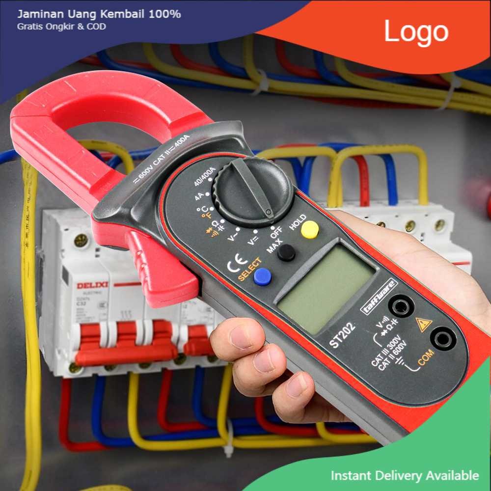 Taffware ANENG Digital Multimeter Voltage Tester Temperature - ST202