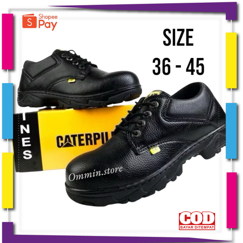 [PREMIUM ORIGINAL] SEPATU CATERPILLAR UJUNG BESI / SEPATU PROYEK / SEPATU KERJA OUTDOOR / sepatu saf