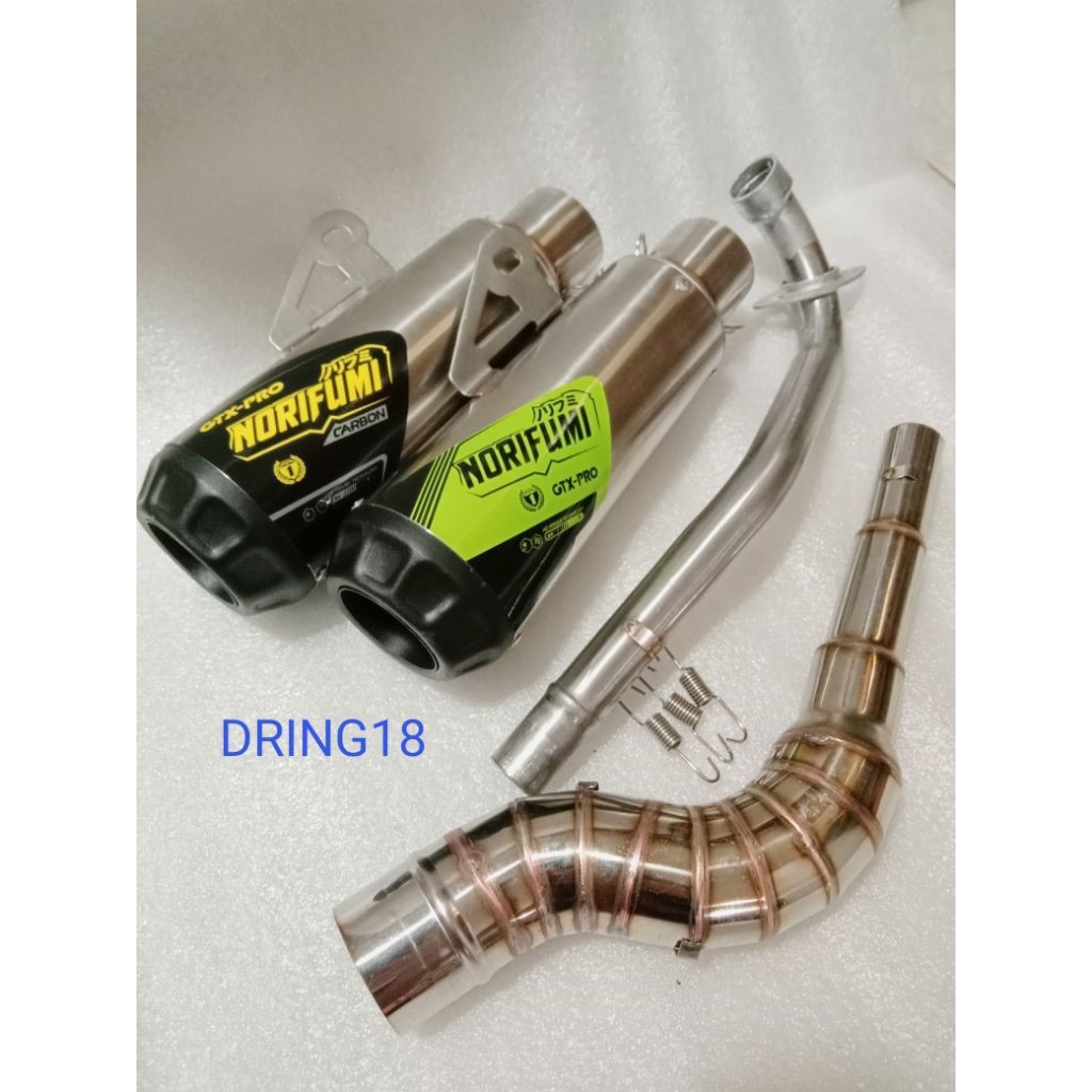 phKnalpot Norifumi GTX RBT Trail PNP Jupiter z Vega Supra x 125 Kharisma Shogun Smash Grand Win C70 