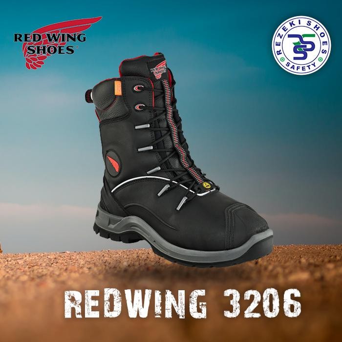 Safety Shoes Redwing 3206 / Sepatu Red Wing 3206 Original Boots - SEPATU SAFETY