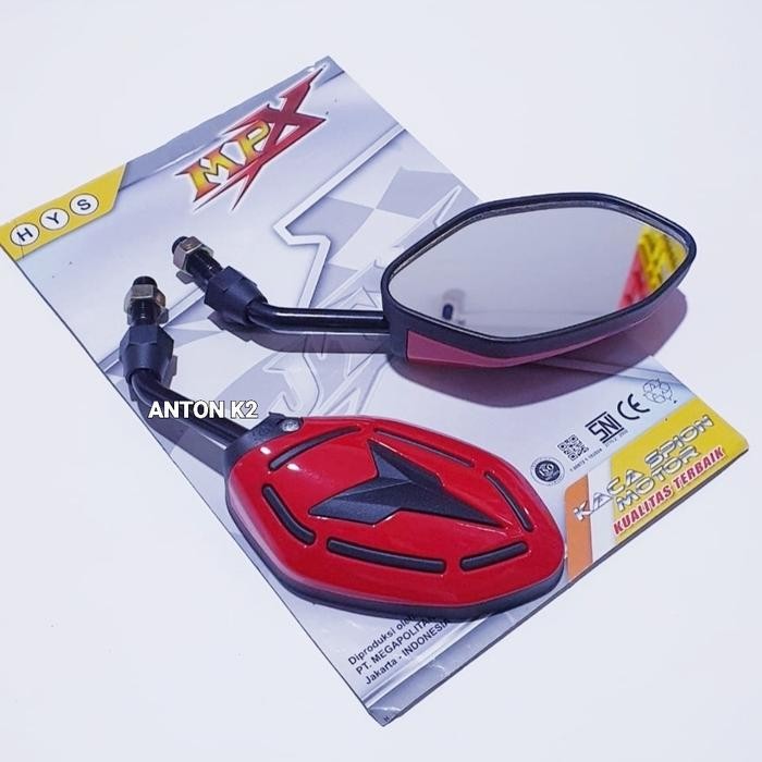 KACA SPION VARIASI SUPRA X 125 REVO FIT ABS BLADE SUPRA FIT KHARISMA - Merah