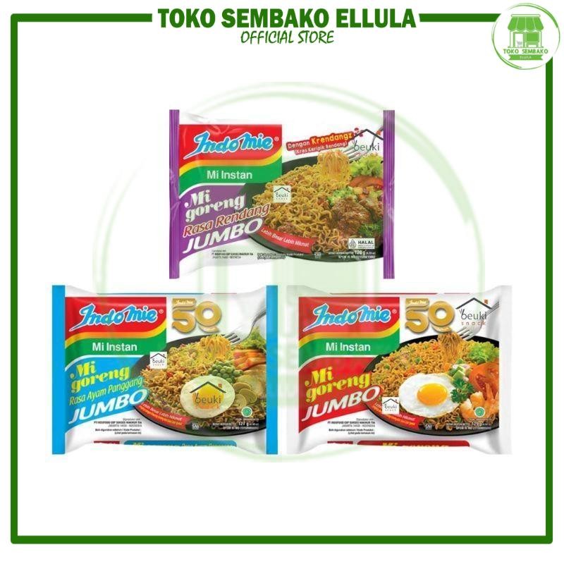 

Toko Sembako ELLULA - Indomie Goreng Jumbo 129g [SATUAN]