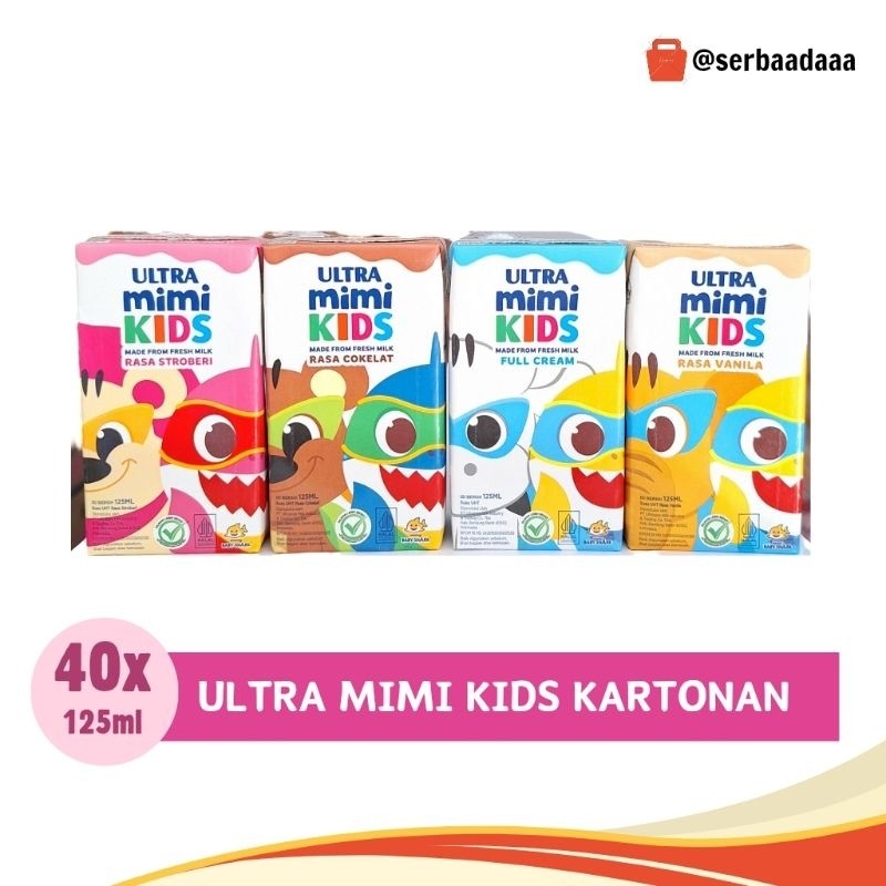 

Susu Ultra Mimi Kids 125ml - 1 Dus Isi 40 Pcs