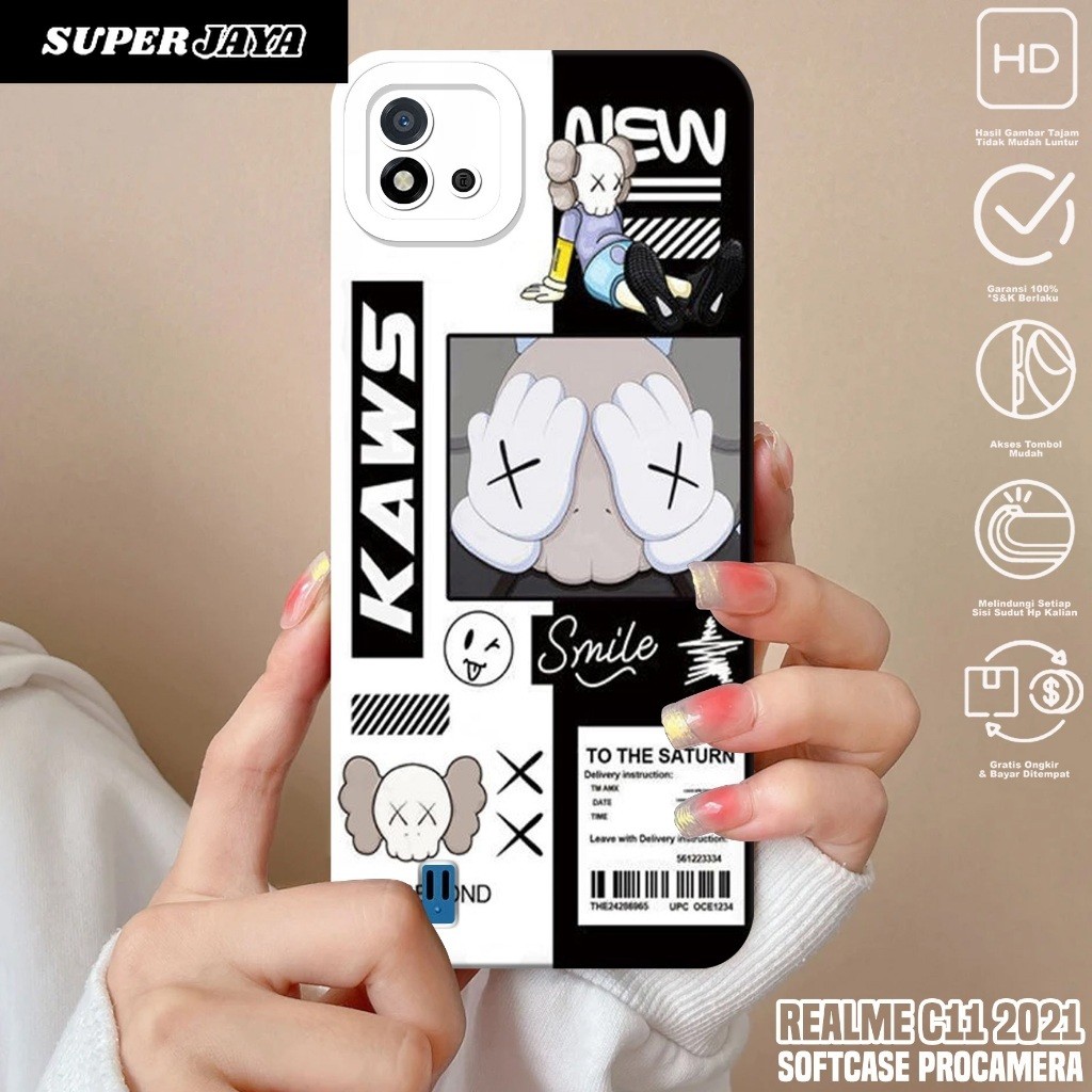 Case REALME C11 2021 - Casing Hp REALME C11 2021 Motif AES - Silikon Hp REALME C11 2021 - Kondom Hp 