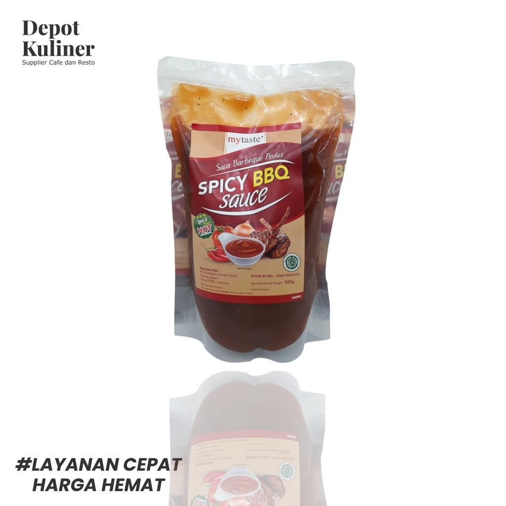

DK50 - My Taste Saus Spicy Barbeque Pedas Level 3 Extra Hot Mytaste 500 gr Sauce BBQ