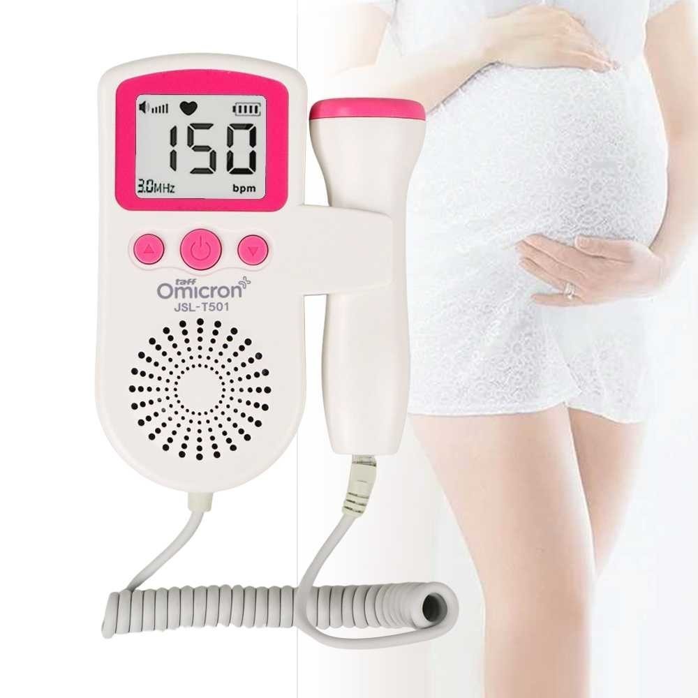 TaffOmicron Alat Deteksi Jantung Janin Bayi Fetal Doppler / Doppler Detak Jantung Janin Doppler Alat