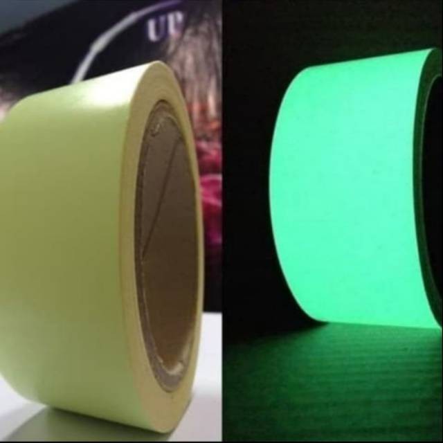 

Stiker fosfor glow in the dark/stiker menyala dikegelapan size 5cm x 1mtr