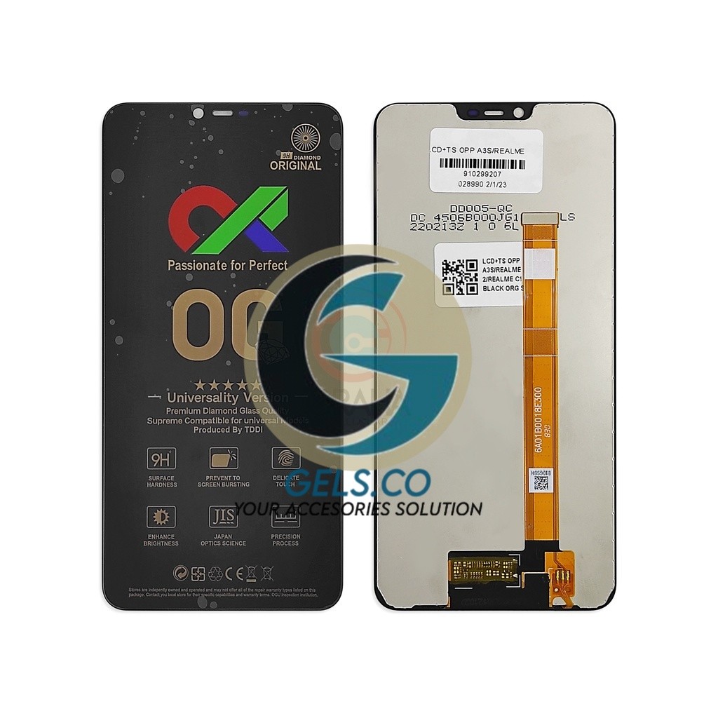 LCD TOUCHSCREEN OPPO A3S / A5 ORI OG  SUPER FULLSET