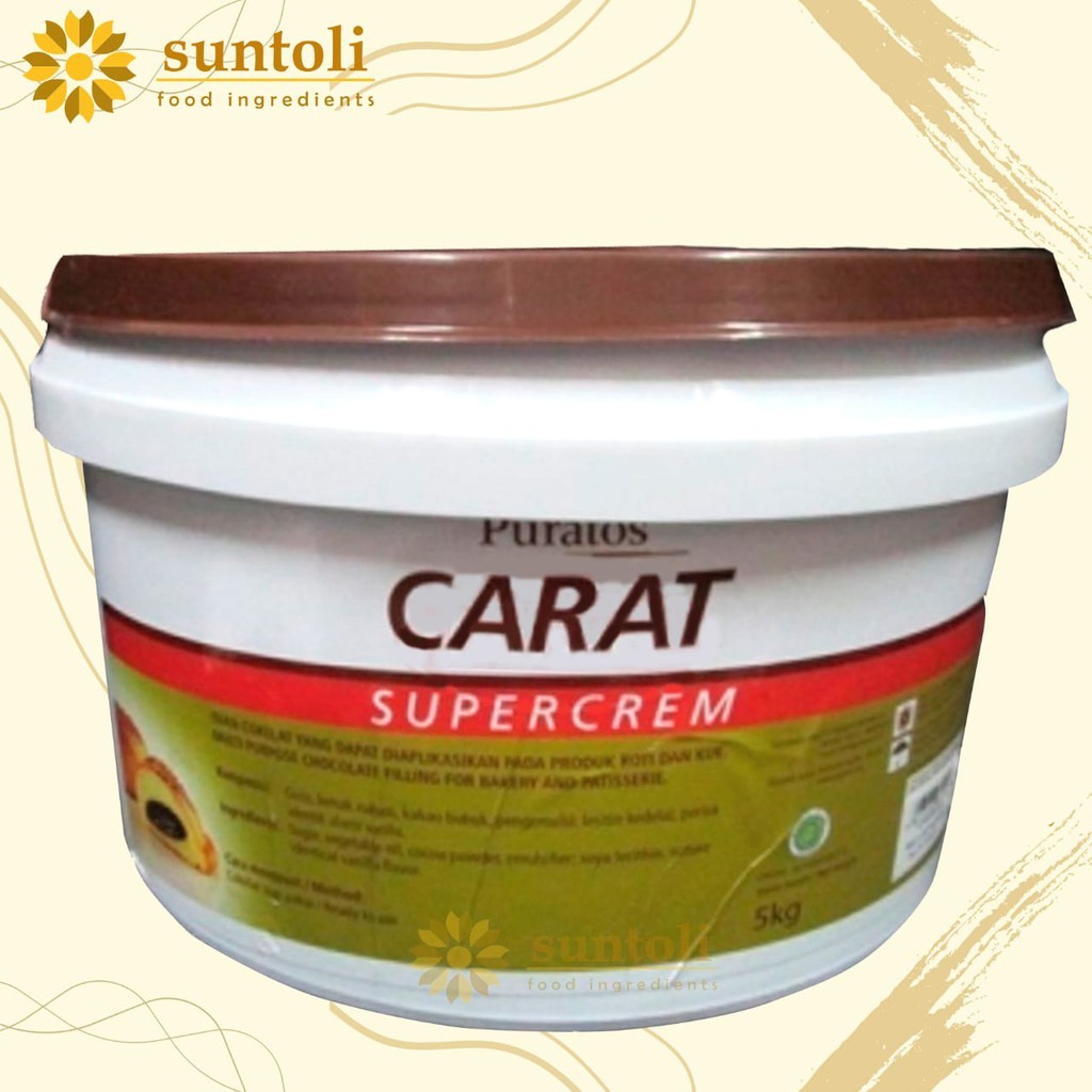 

PURATOS CARAT SUPERCREM / Coklat Filling Serbaguna Siap Pakai - 5 kg