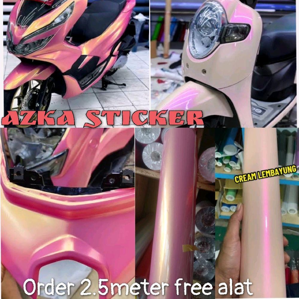 Skotlet stiker pink lembayung gold setiker sekotlet crem lembayung pink setiker sekotlet motor pink 