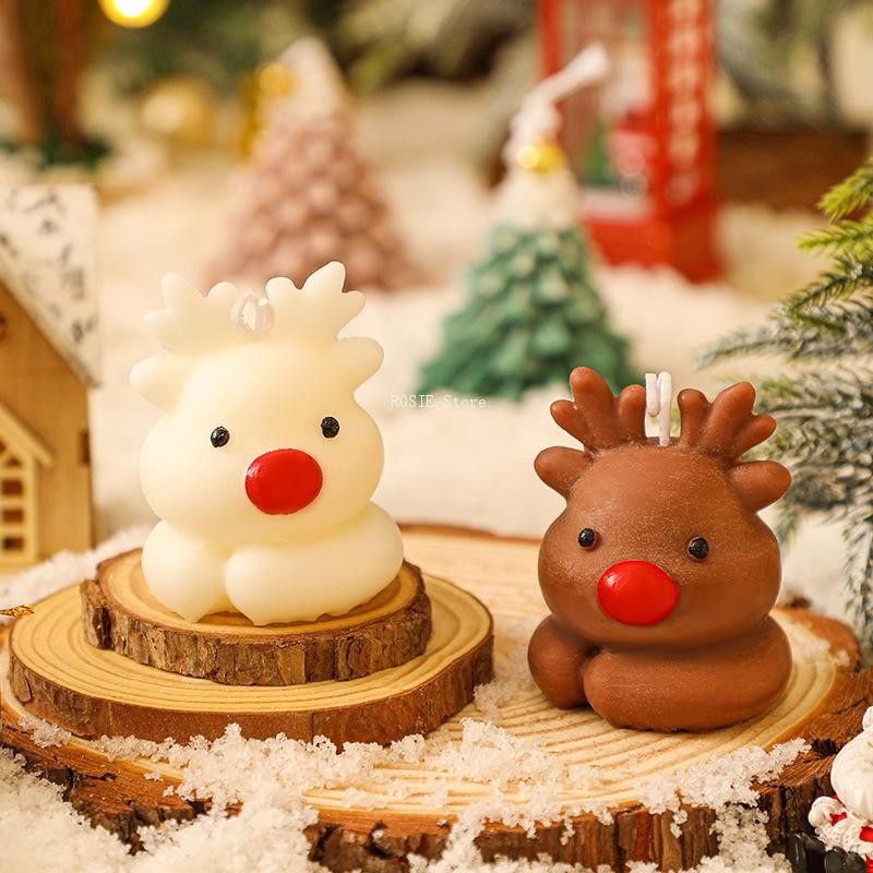 

Diy Elk Candle Silicone Mold Cute Aromatherapy Soy Wax Mold Animal Elk Candle Plaster Mold Present
