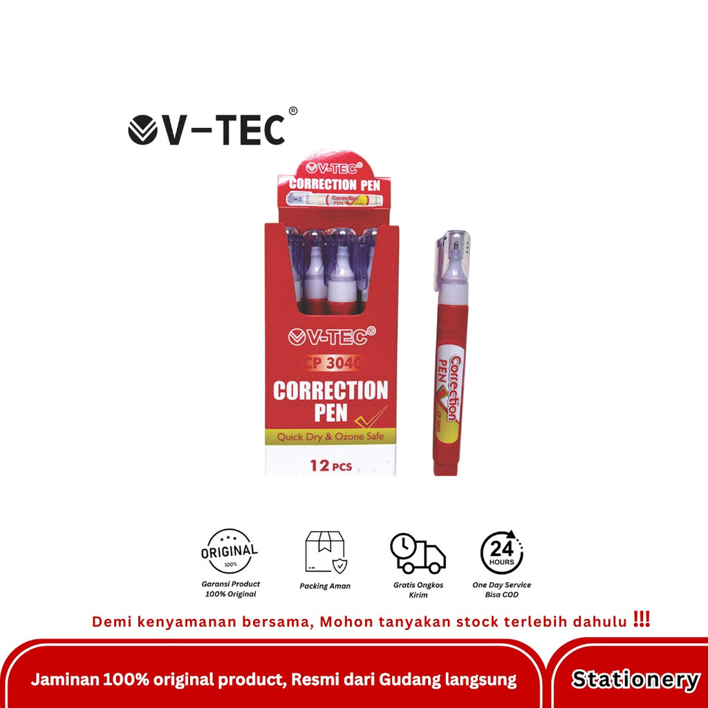 

V-TEC CORRECTION PEN CP 3040 /PCS