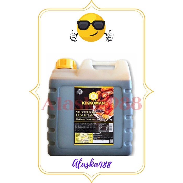 

KIKKOMAN LADA HITAM - BLACKPEPPER SAUCE JERIGEN 5.7 KG / 5 LITER HALAL
