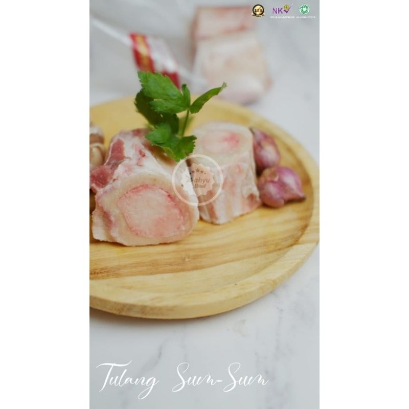 

WAHYU BEEF - BONE MAROWW / TULANG SUMSUM GRASS FEED 500GR