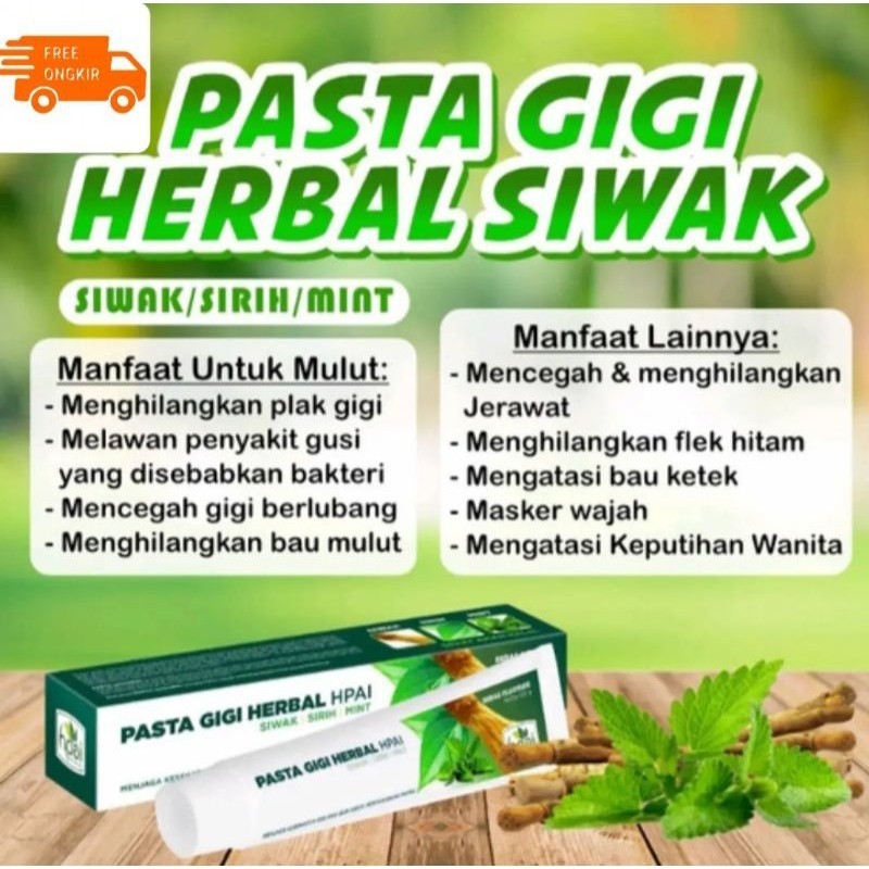 Pasta Gigi Herbal Siwak HNI  / PGH Siwak HNI