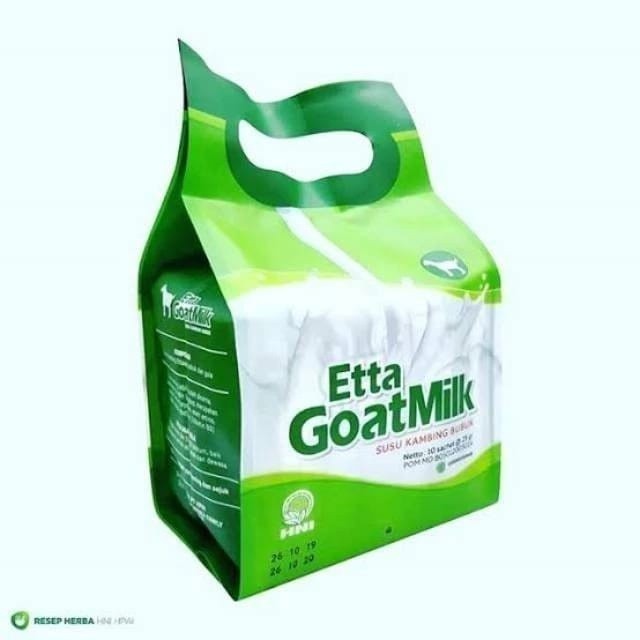 

Halal PALING DIBURU DIJAMIN ORIGINAL HNI HPAI Etta Goat Milk (EGM) ORIGINAL susu kambing ok