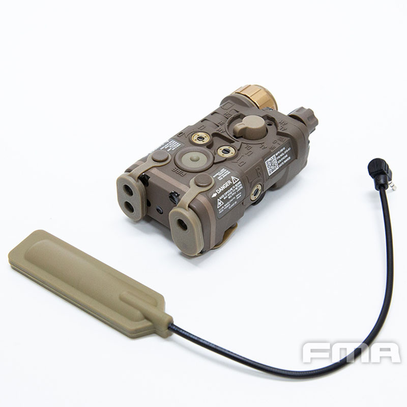 NEW Mini Version FMA LAB PEQ-NGAL LED Light + IR Red Laser Tactical Hunting Battery Case TB1398 BK/D