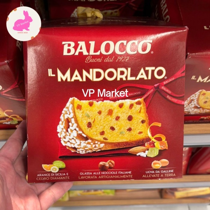 

Balloco Panettone Mandorlato 750g | Kue Natal | Christmas Cake