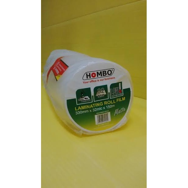 

BEST -Hombo Plastik Laminating Roll Matte 330mm x 32mic x 150m