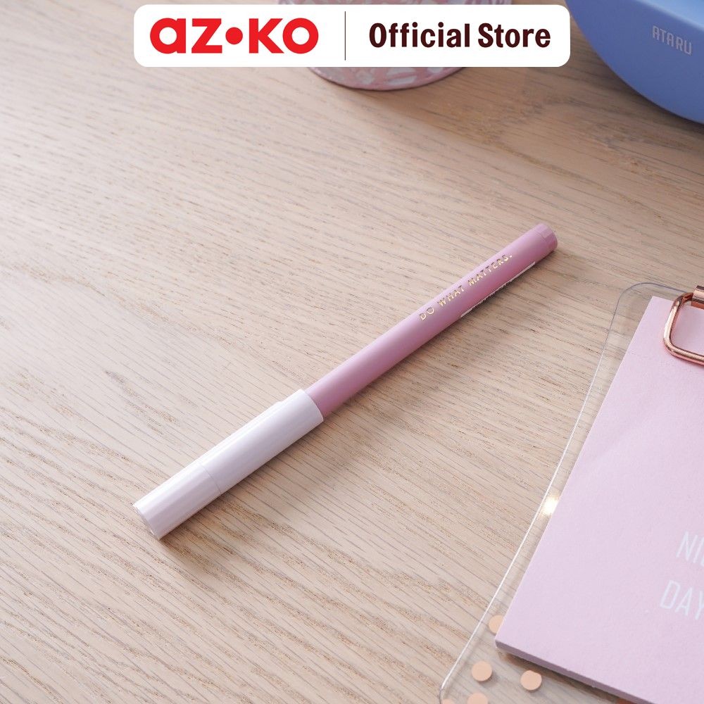 

AZKO Ataru Happy Motivation Pulpen Tinta Biru - Pink