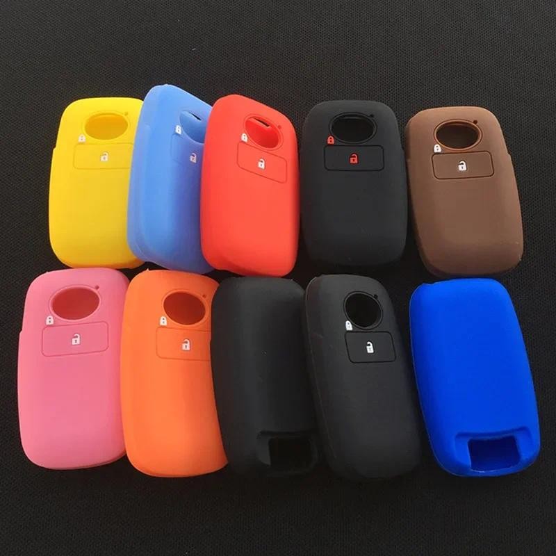 Silicone Car Key Cover Case Shell for Toyota RAIZE for Daihatsu Rocky 2button Key Cover Case Car Acc