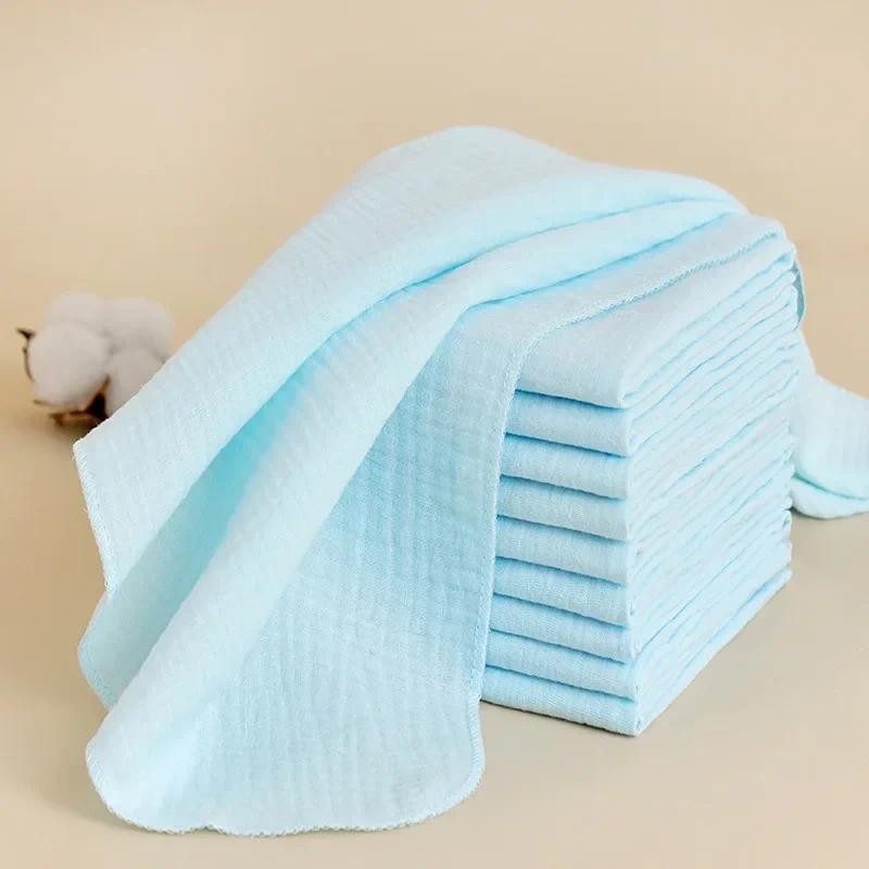 8pcs Baby Reusable Diaper Washable Ecological Cotton Gauze Diapers Bilayer Cloth Nappies for Childre