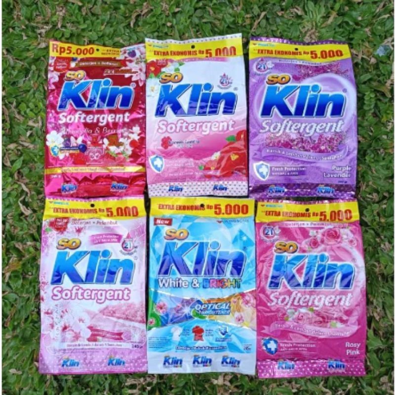 So Klin Sabun cuci deterjen So Klin bubuk Soklin Softergent  5000an TERMURAH