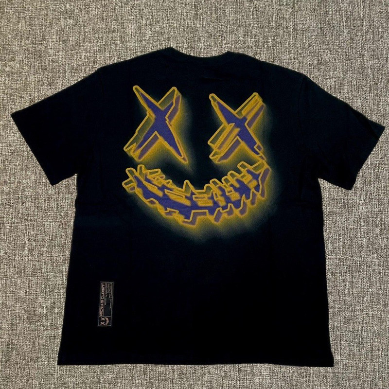 Kaos Oversize Ricky Is Clown Vintage Illusion Tee Black Original / RickyisClown