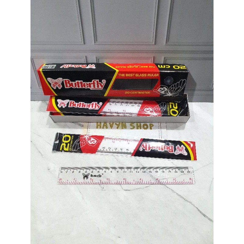 

penggaris/garisan/ruler/30cm/15cm/BUTTERFLY