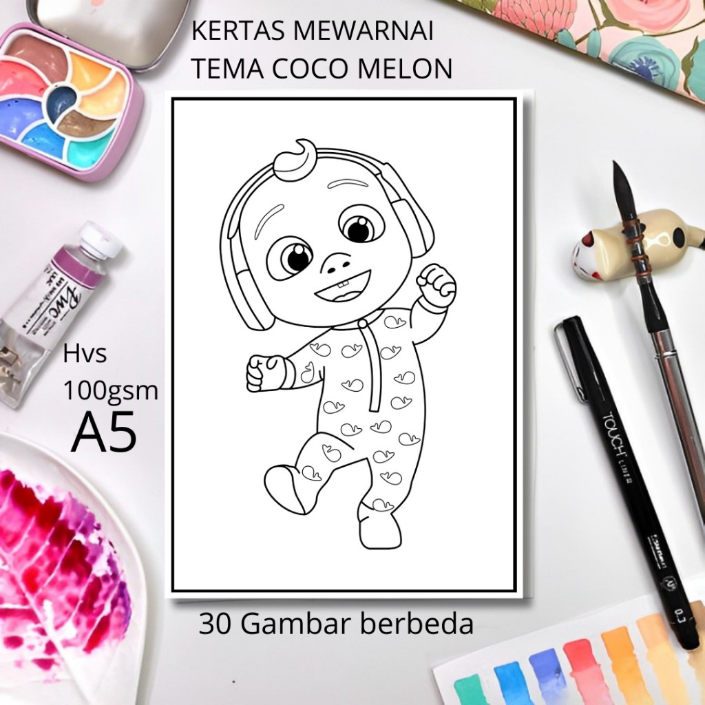 

30 Gambar Kertas mewarnai anak / Coloring / Sketa Tema Coco melonclaraa aurel