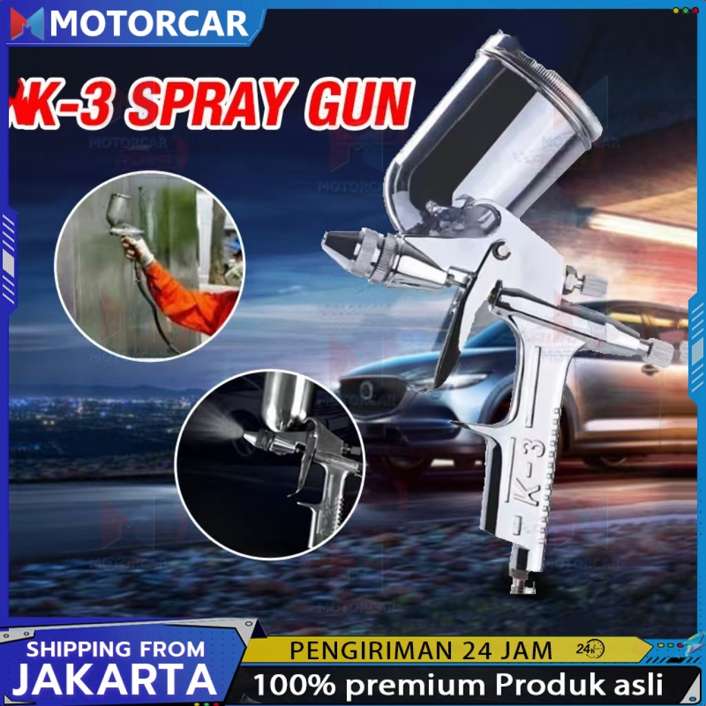 Spray Gun Auarita Gravity K3 Nozzle 0.5mm Semprotan Cat Airbrush