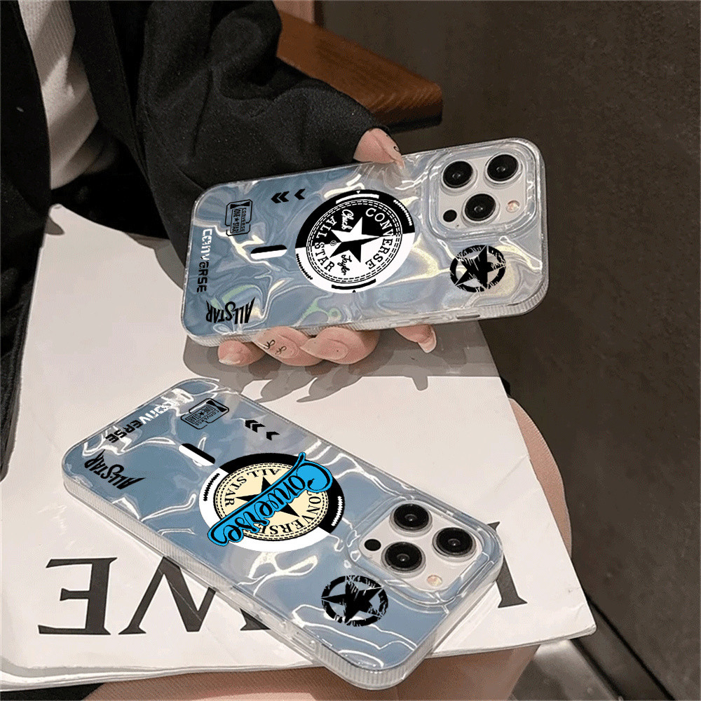 Shining Stars Converse Casing for OPPO A3X A60 A79 A18 A38 A78 A58 Reno 8T A57 2022 A17 A16 A16K A16