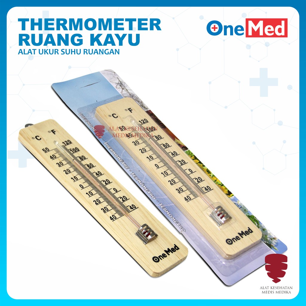 Thermometer Ruang Kayu Termometer Ruangan Thermo Dinding Suhu Ruangan Wooden