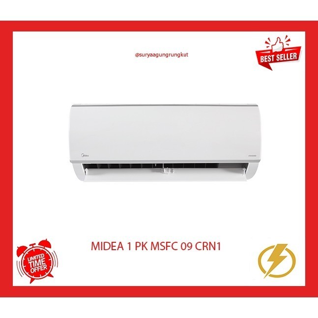 AC MIDEA 1 PK 890 WATT - MSBD 09 CRN1