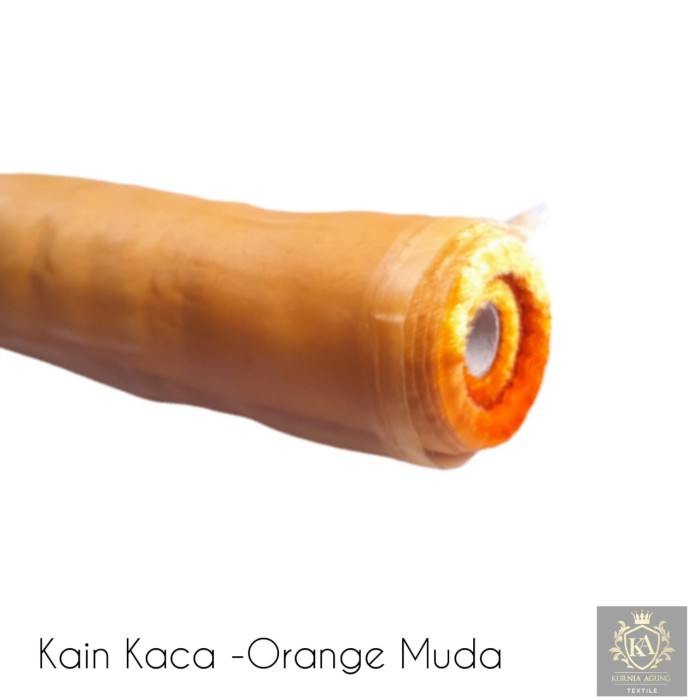 ✨NEW✨ -Kain Kaca Lebar 150 cm Bahan Dekorasi Gaun Hijab Per ROLL Gulungan 45m - Merah- 1.2.23