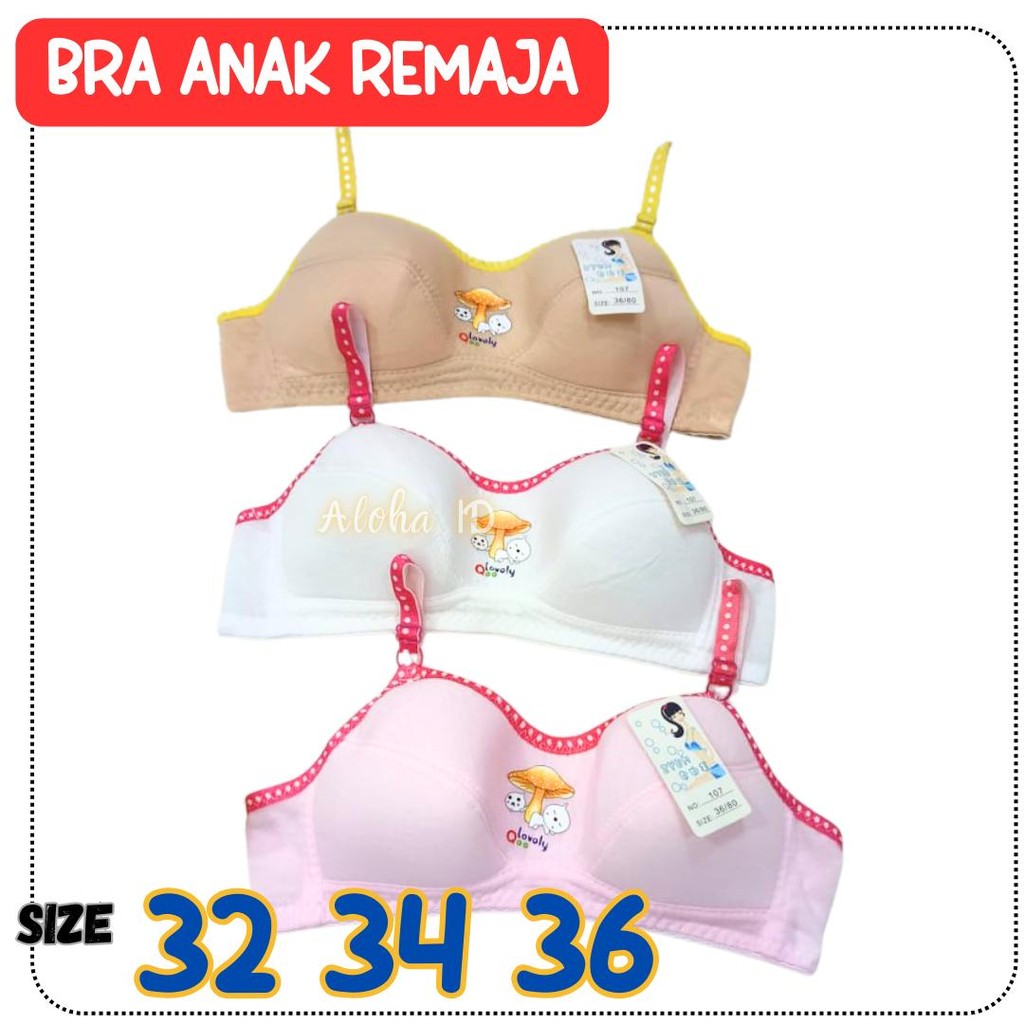 BRA ABG POLOS BH ANAK ABG BH ANAK REMAJA TANPA KAWAT CANTIK