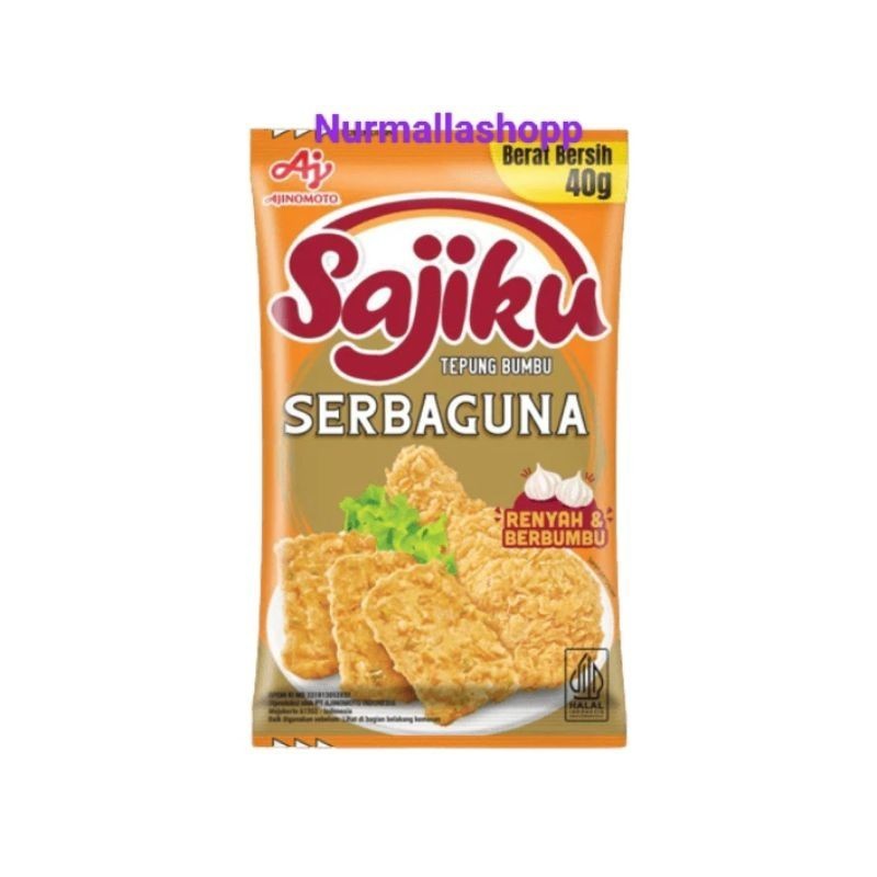 

SAJIKU TEPUNG BUMBU SERBAGUNA 10pcs X 40G