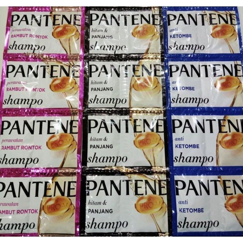 

** ISI 24 ** SBM PANTENE SHAMPO SACHET 1 RENCENG ISI 12 BARIS ( DOUBLE SACHET )