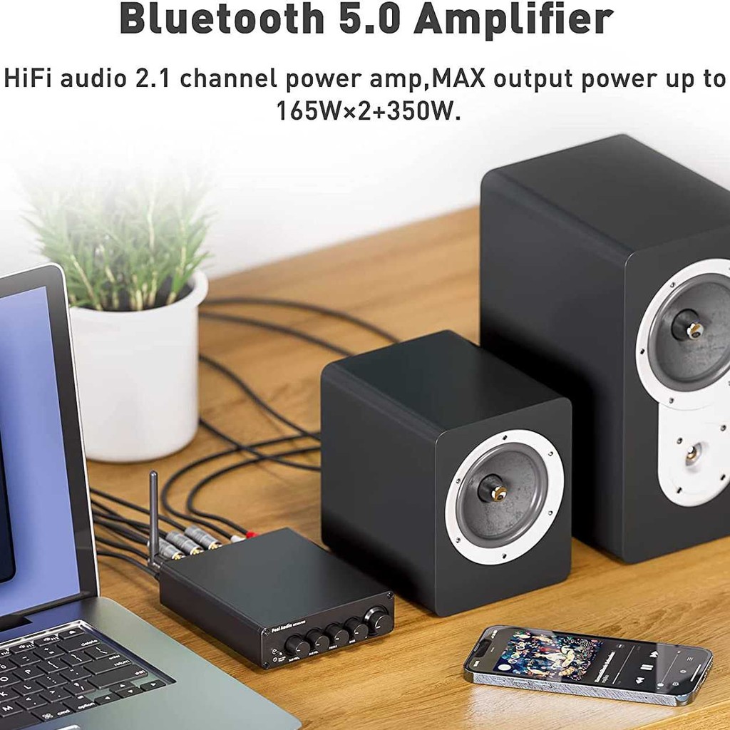 Special Diskon Fosi Audio Amplifier Bluetooth 5.0 HiFi 2.1 Channel 165x2+350W TPA3255 - BT30D PRO