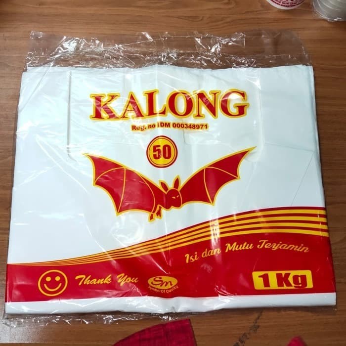 

KANTONG PLASTIK PUTIH - HDPE UKURAN 50 JUMBO TEBAL - 1000 GRAM