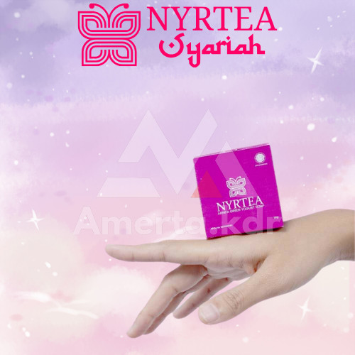 Amerta.kdr - Nyrtea Arnifa Green Yogurt Soap - Sabun Wajah Dengan Kandungan Alami BPOM & Halal