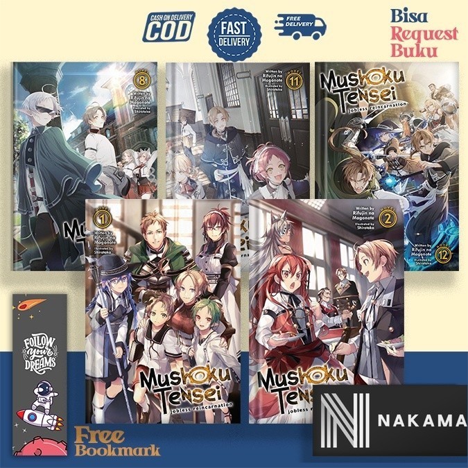 LIGHT NOVEL MUSHOKU TENSEI: ISEKAI ITTARA HONKI DASU (VOLUME 1-22)